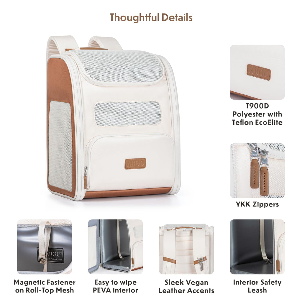 Tan Pet Backpack Carrier U8125