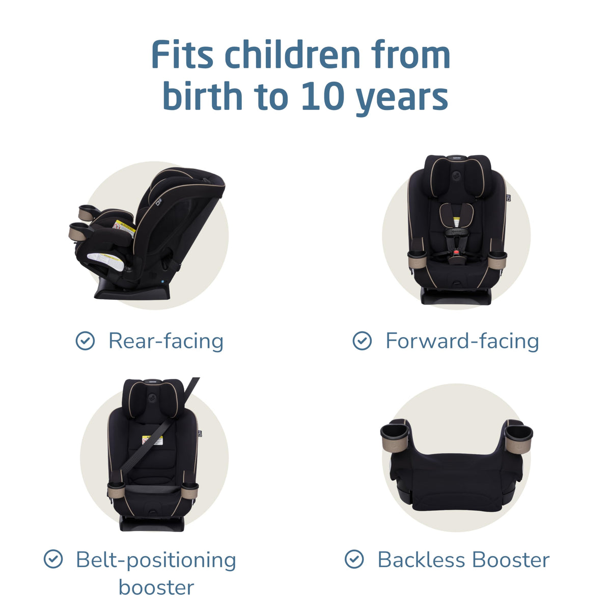 4-in-1 Convertible Car Seat G353