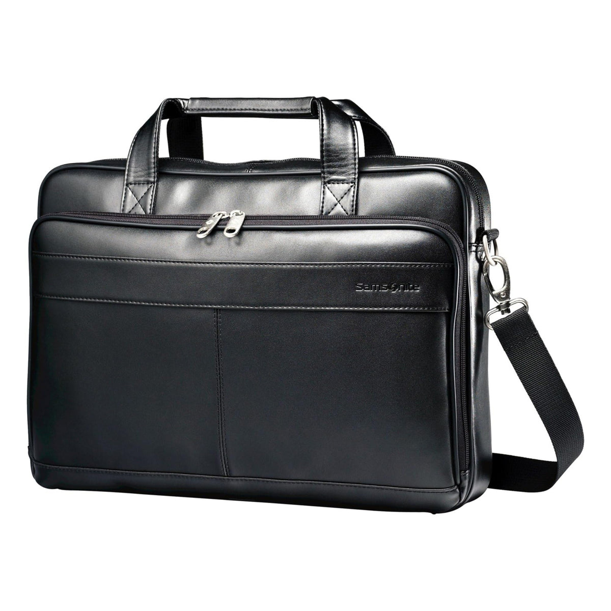 Leather Slim Briefcase X33899