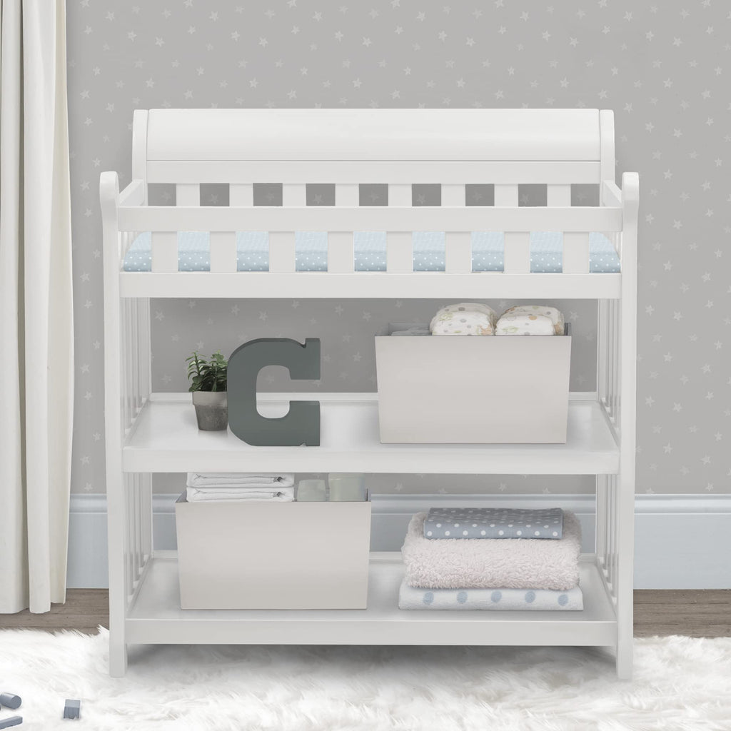 White Changing Table with Changing Pad F53832