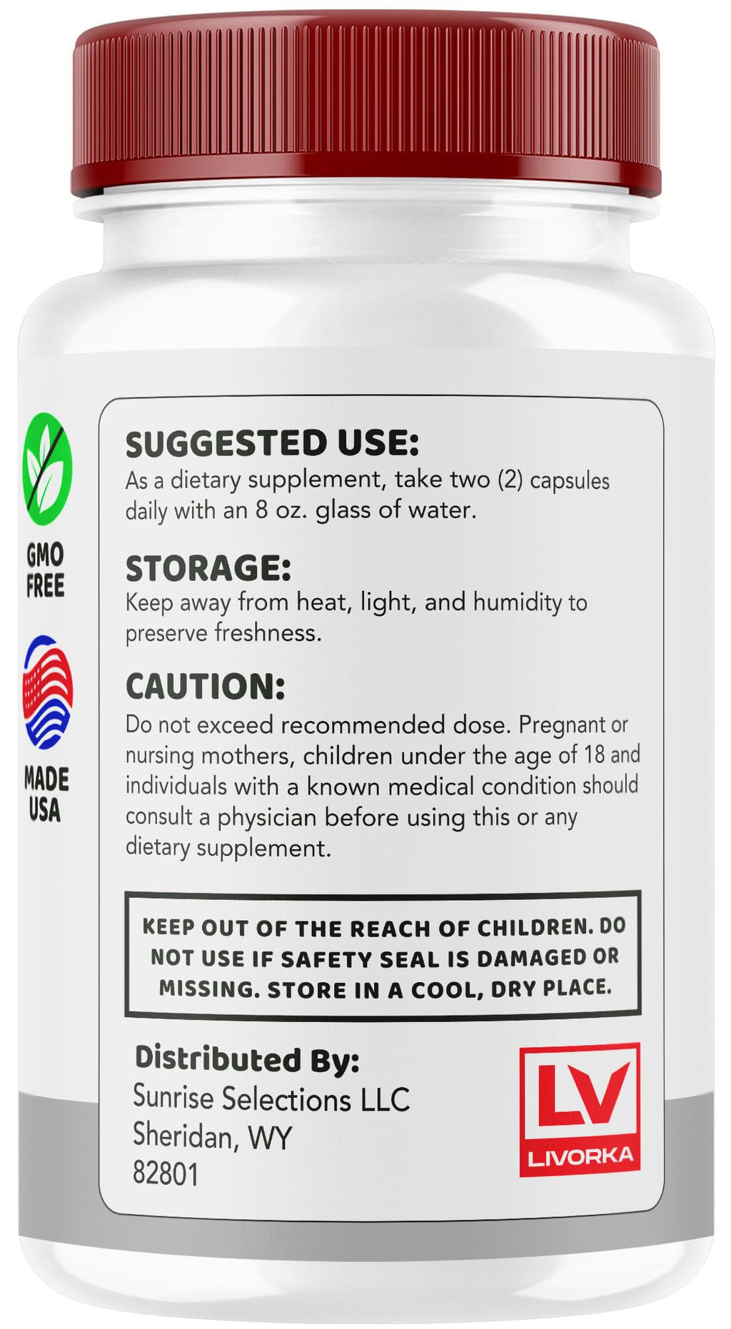 Health Flux Support Supplement Capsules 180 Capsules R2021