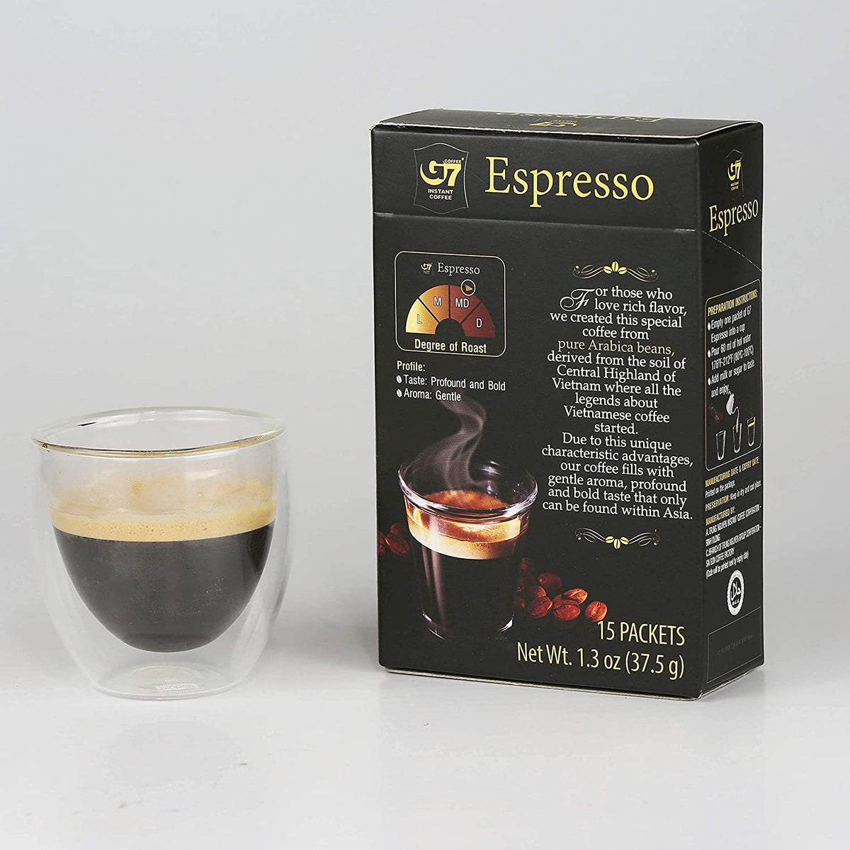 Instant Arabica Coffee 15 Packets 4-Pack H388269