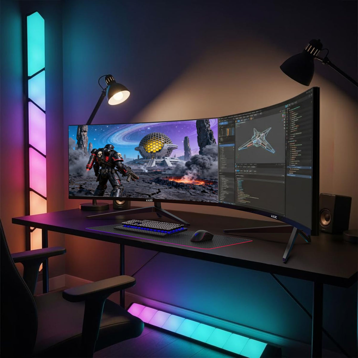 2-Pack 34" Curved 165Hz Ultrawide Computer Monitor N437585