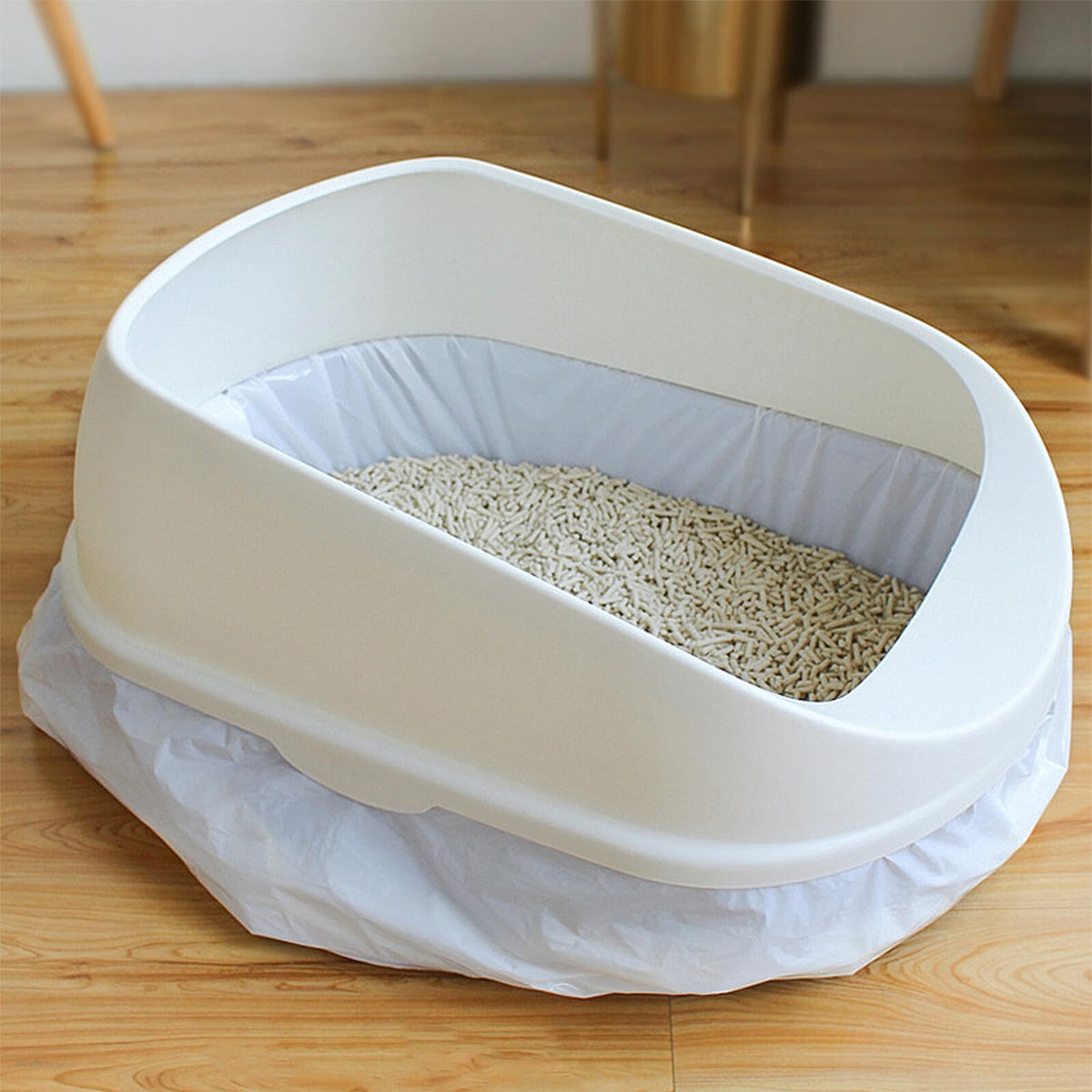Disposable Drawstring Waterproof Cat Litter Bags G3621