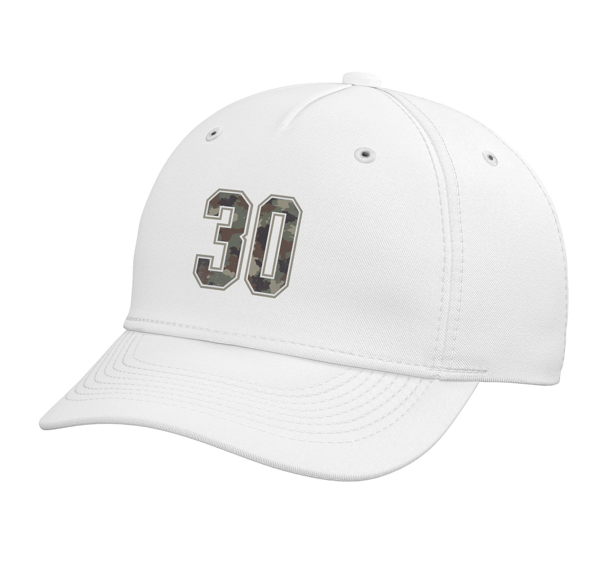 Camouflage Number 30 Adjustable Baseball Hat U33991