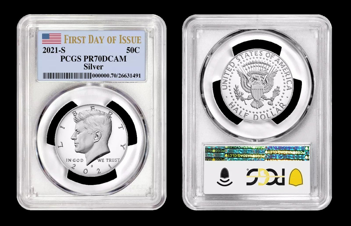 2021 S Silver Kennedy Half Dollar PCGS PR-70 H5298