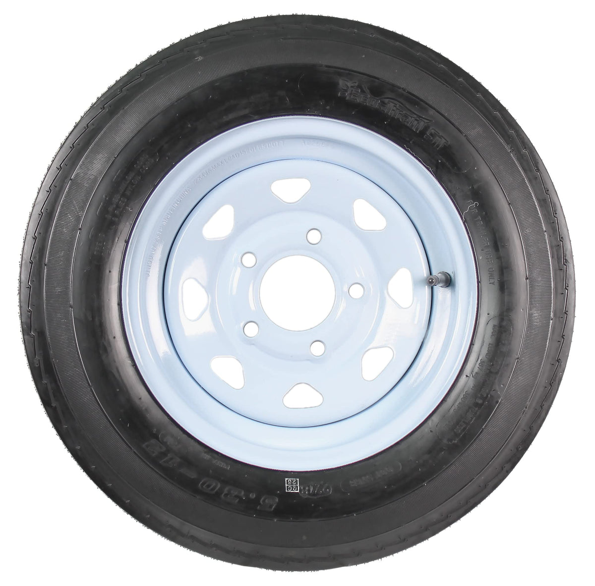 12 Inch 5 Lug Trailer Tire Rim Assembly F2116
