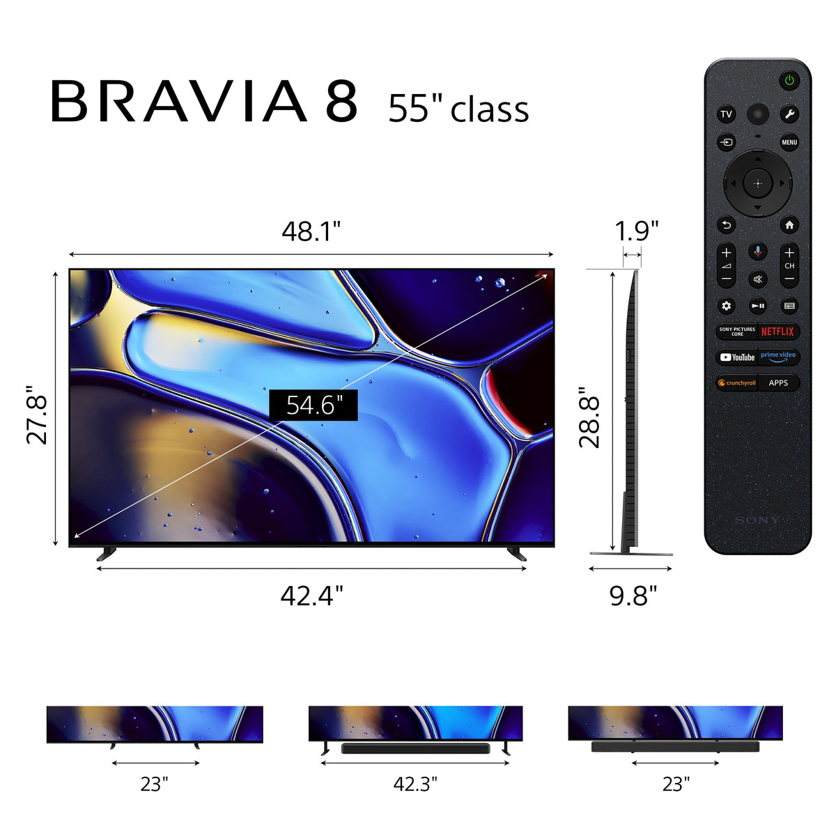 55 Inch OLED 4K HDR Smart Google TV I232