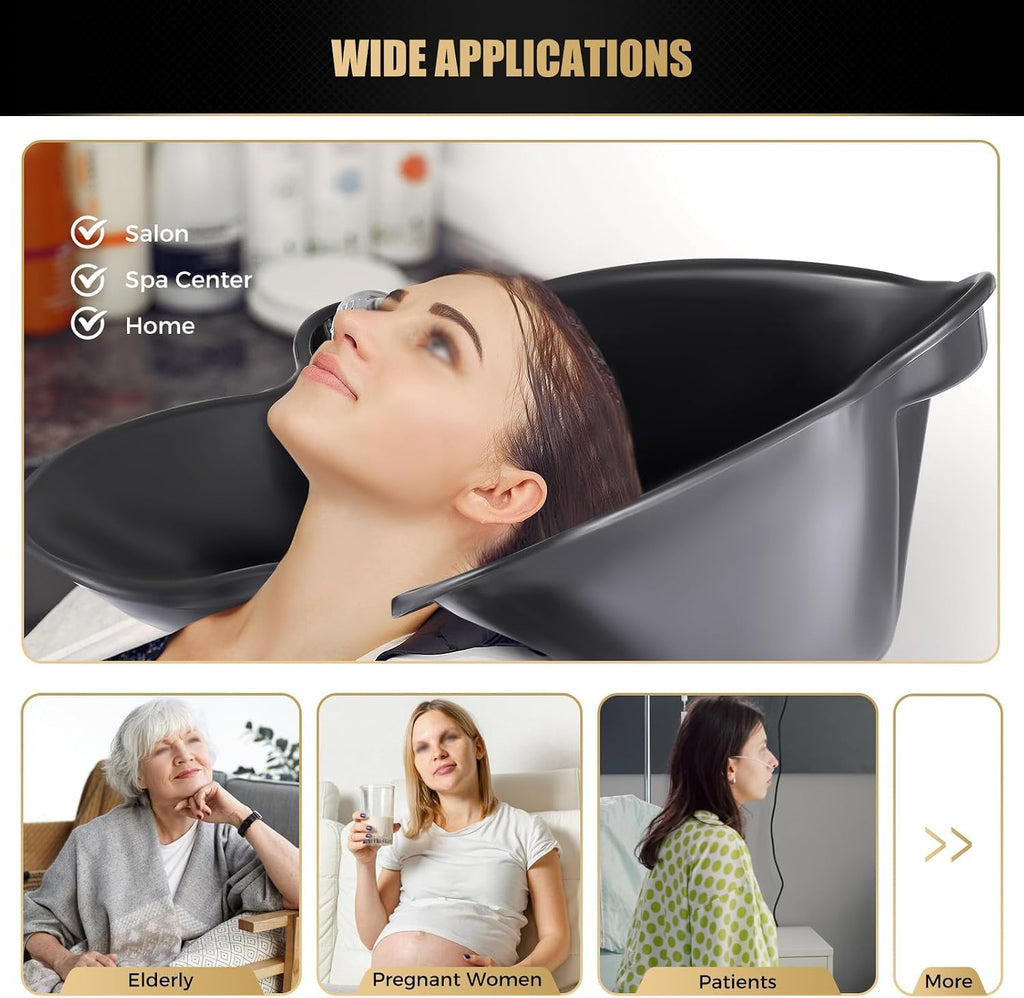 Portable Height Adjustable Shampoo Bowl N1915