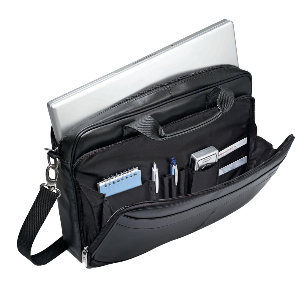 Leather Slim Briefcase X33899