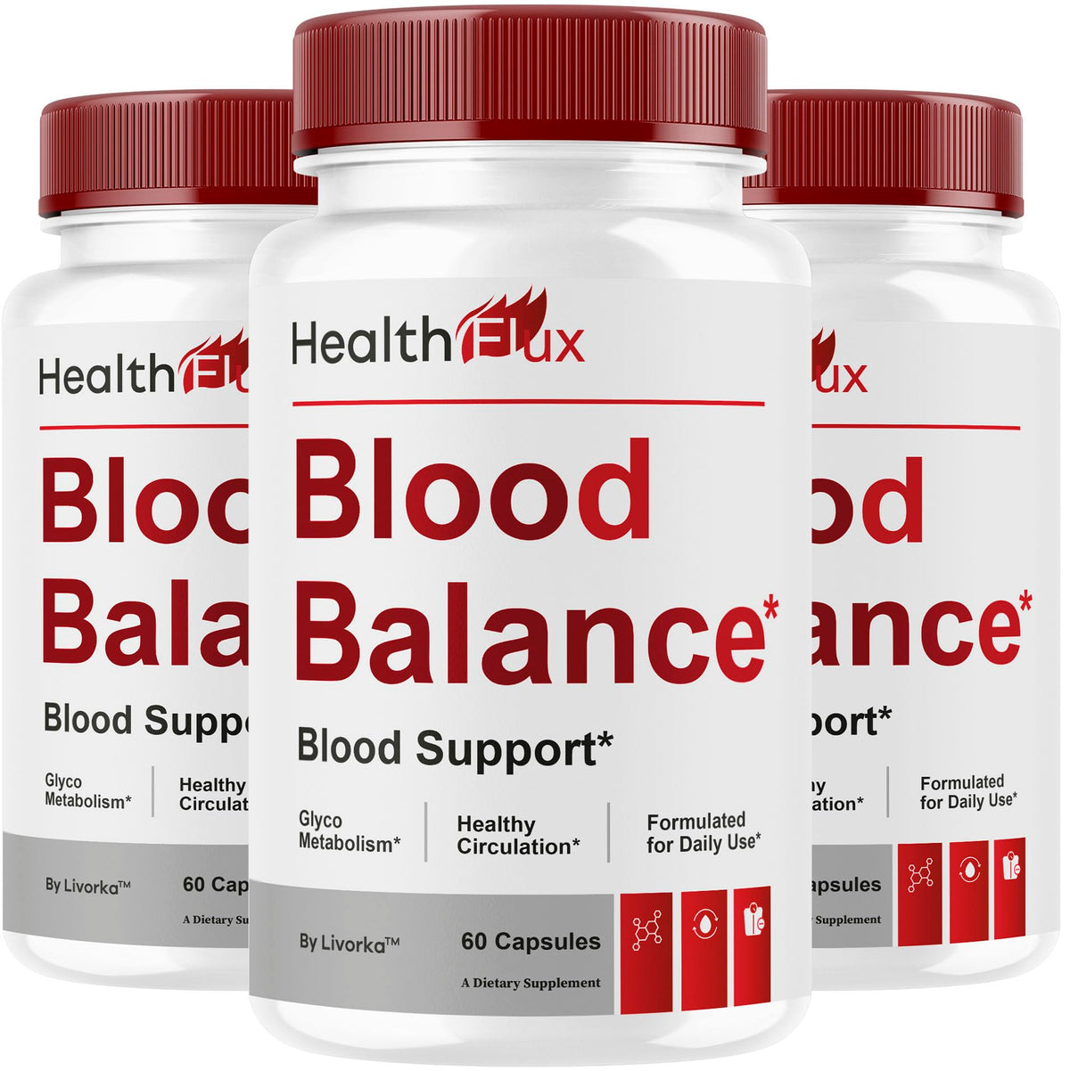 Health Flux Support Supplement Capsules 180 Capsules R2021