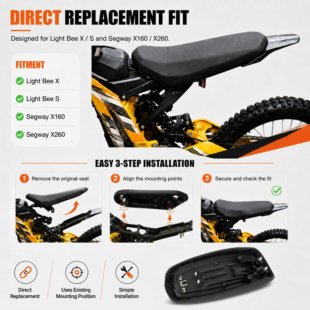 Electric Bike Seat Cushion R831127