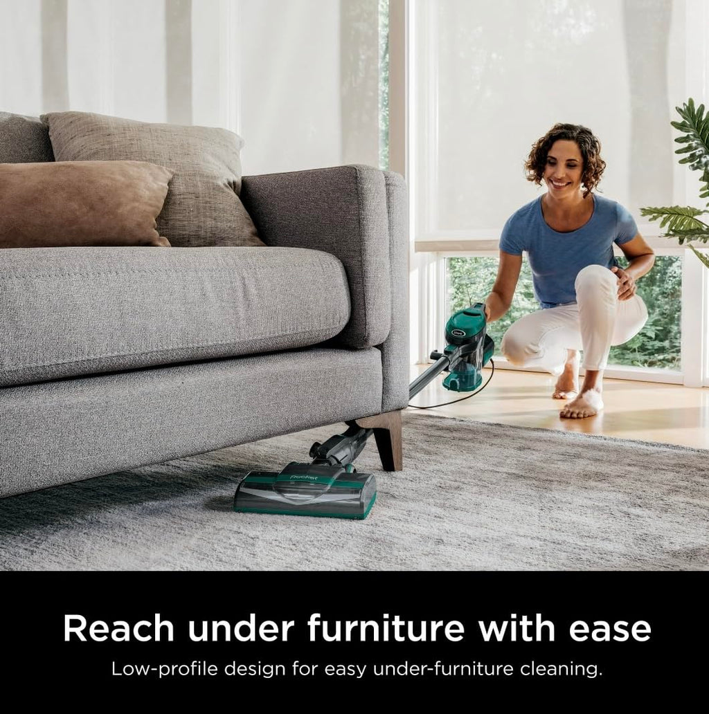 Ultra-Light Corded Vacuum for Carpets & Hard Floors, Green U2325