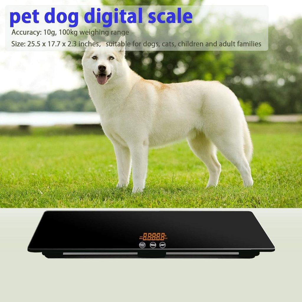 Digital Pet Scale 220 lbs Black I45634