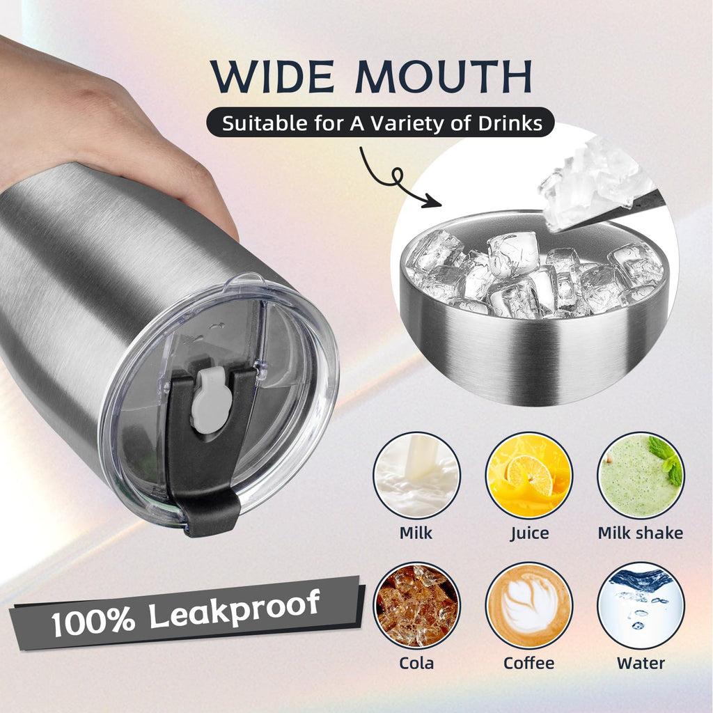 20oz Insulated Tumbler with Lid Straw X692024