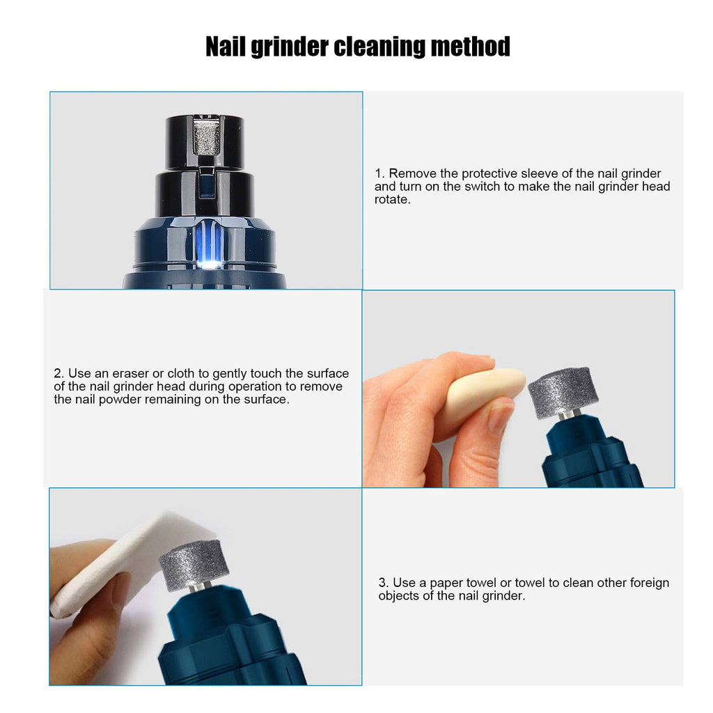 Rechargeable Portable LED Electric Dog Nail Grinder V40432