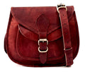 Genuine Leather Crossbody Satchel Bag Q453