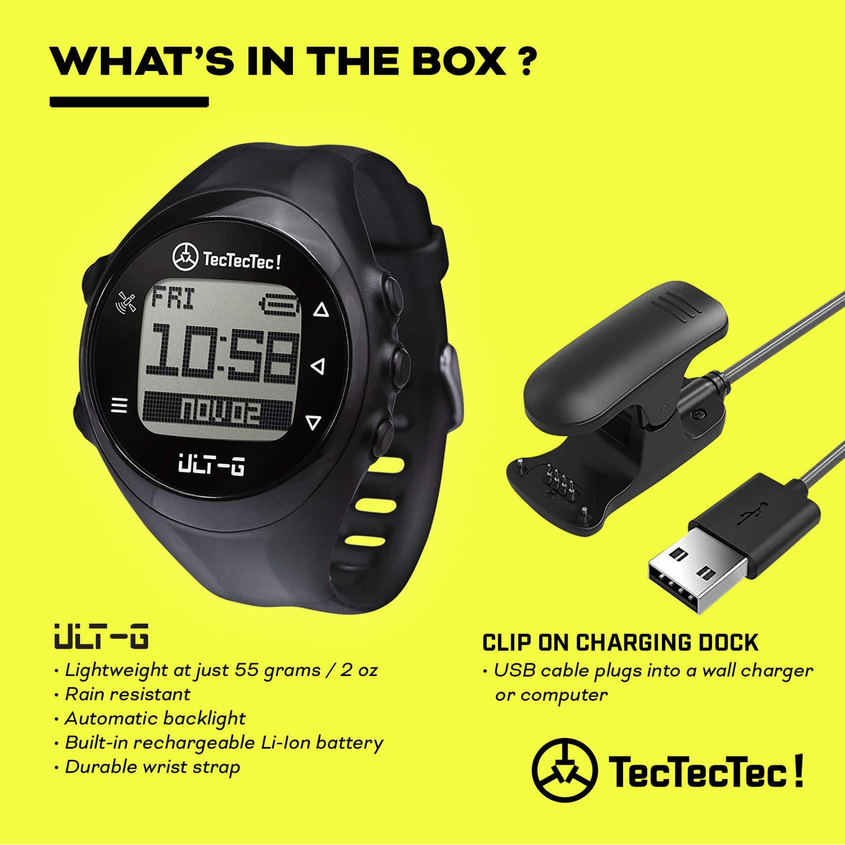 Golf GPS Watch Black A3285