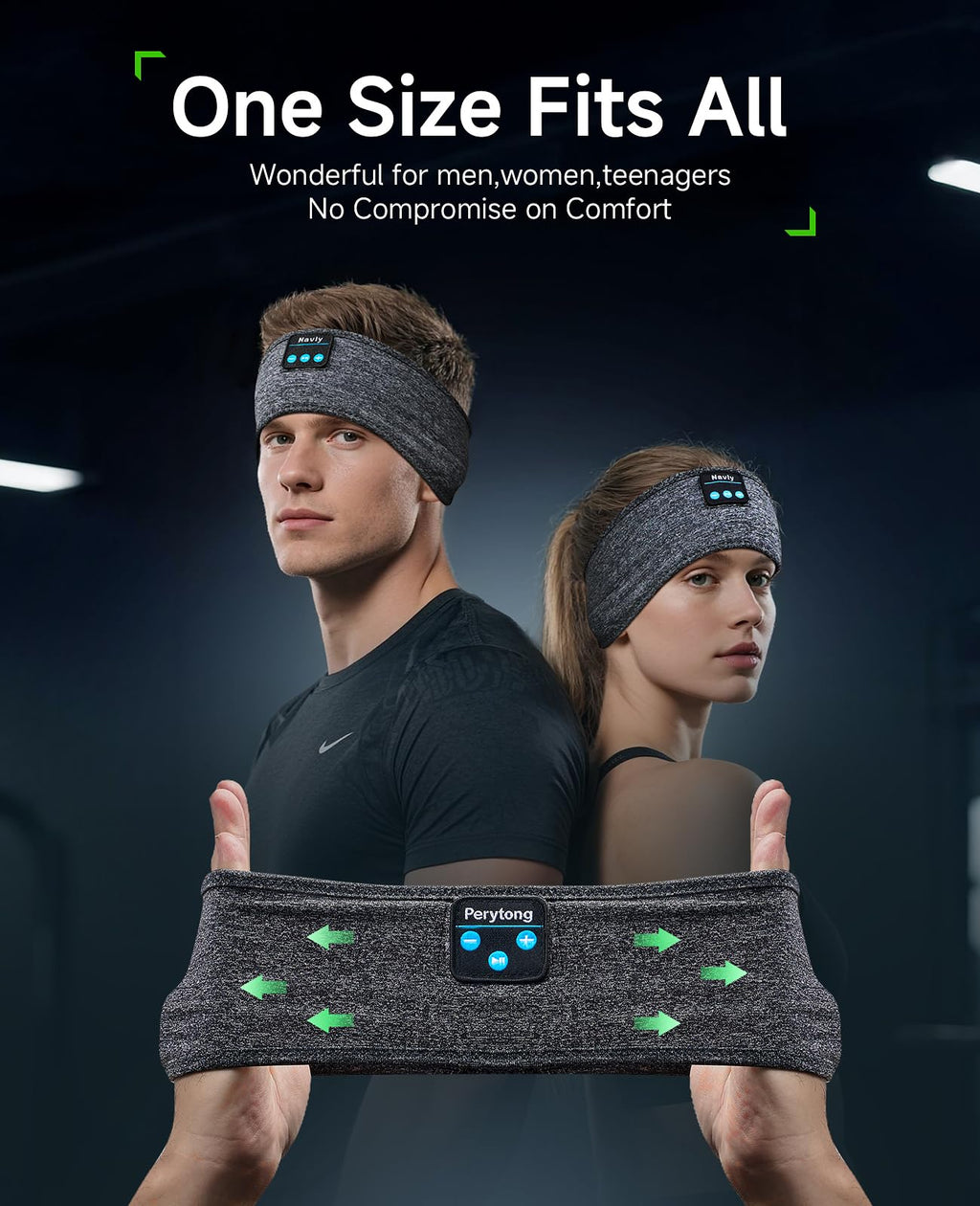 Bluetooth 5.4 Wireless Sleep Mask Headphones H499