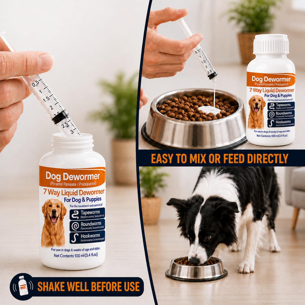 7 Way Dog Dewormer F532
