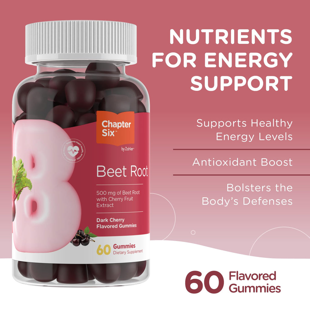 Beet Root 500 mg Cherry Gummies O68767