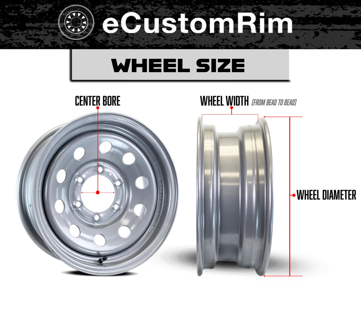 12 Inch 5 Lug Trailer Tire Rim Assembly F2116