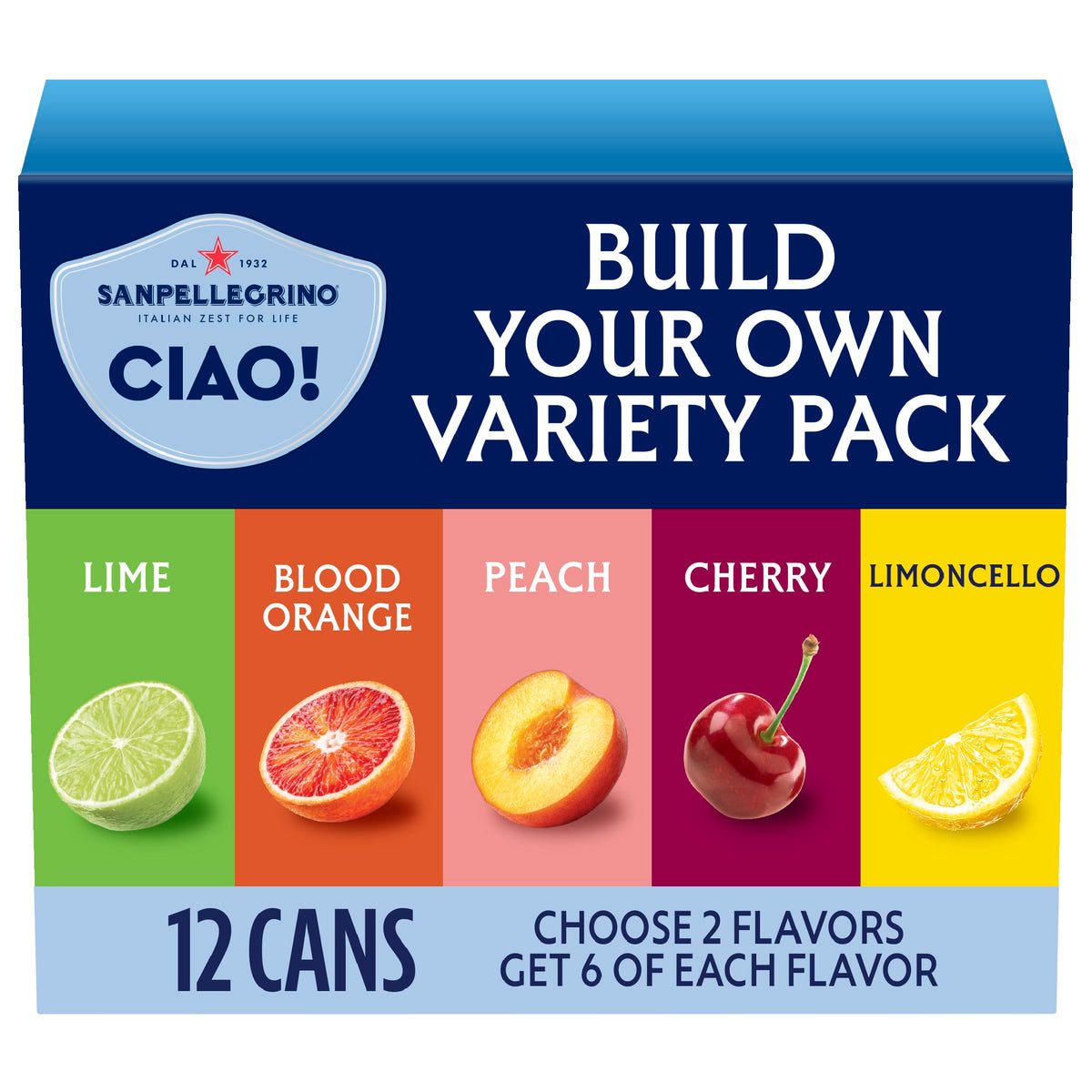 Sparkling Water Variety Pack 12-Pack L8452