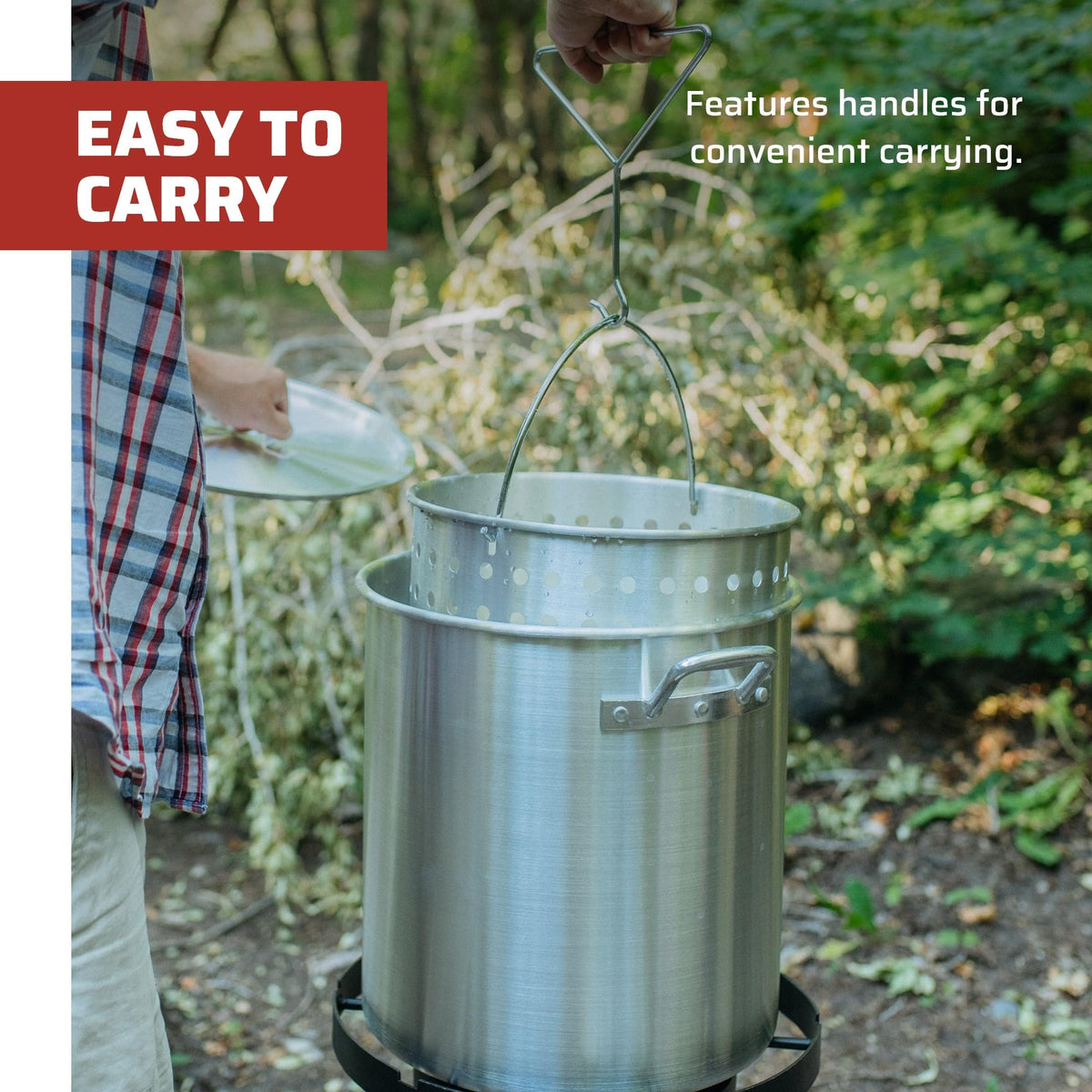 32-Quart Aluminum Pot M6695