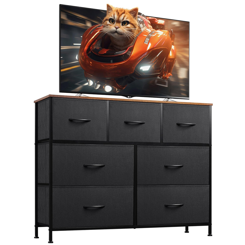 Charcoal Black 3 7 9 Drawer Dresser Set E577351