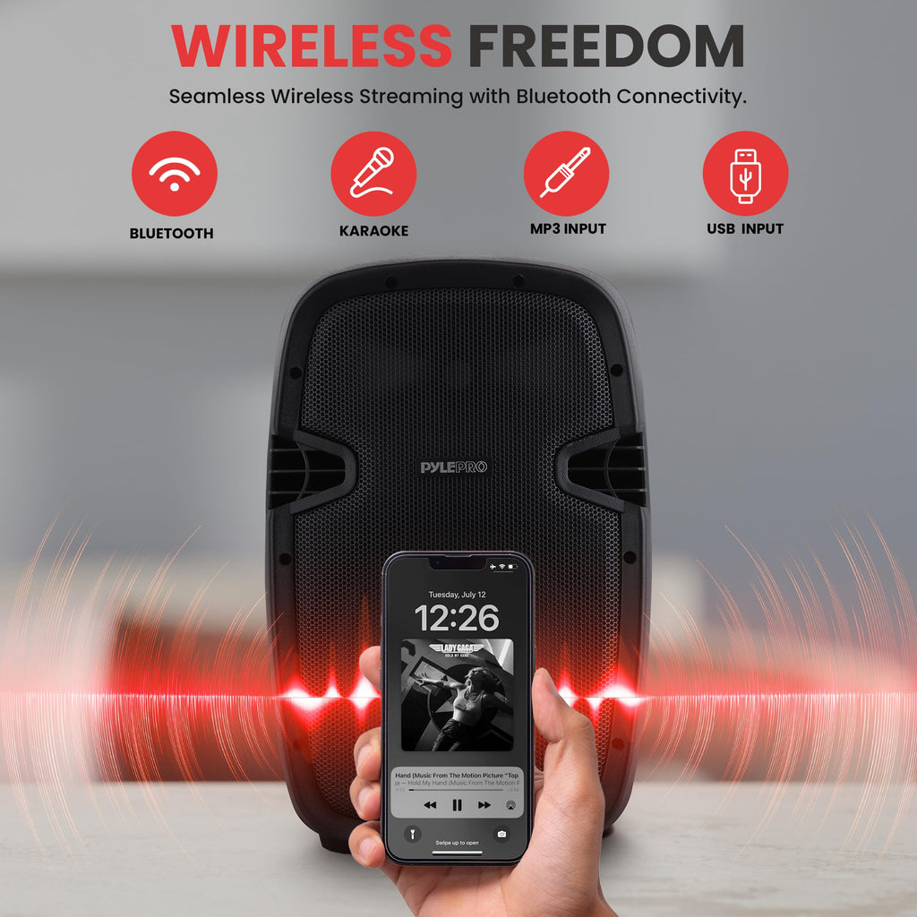 1000W Wireless Portable PA Speaker System W881205