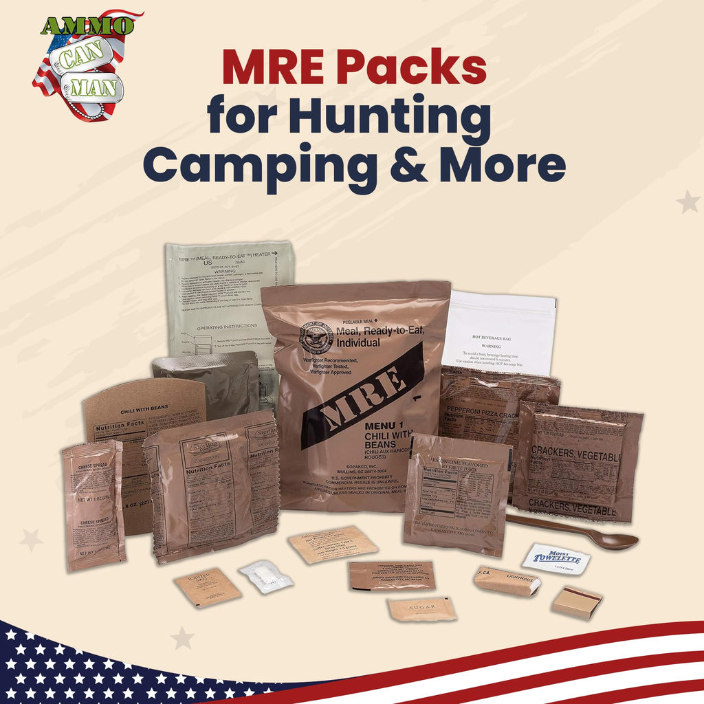 US Military MRE Case Menus 1-12 F4293