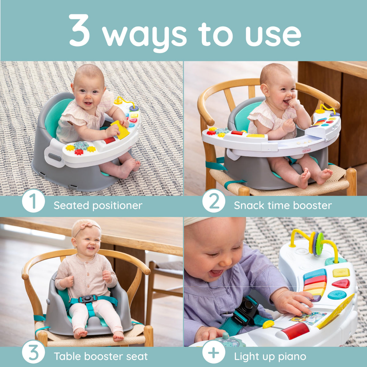 3-in-1 Discovery Seat & Booster, Teal B188048