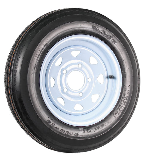 12 Inch 5 Lug Trailer Tire Rim Assembly F2116