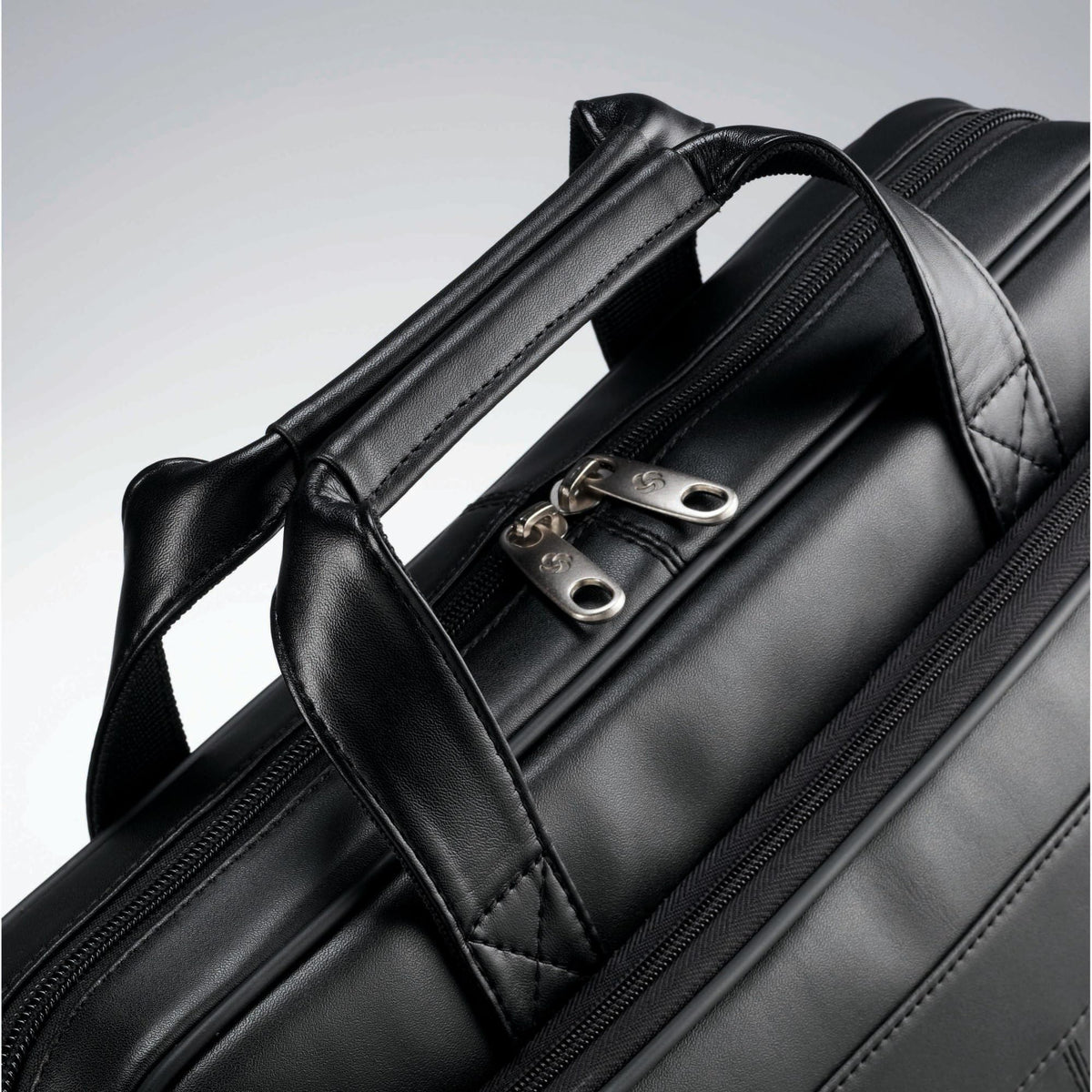 Leather Slim Briefcase X33899