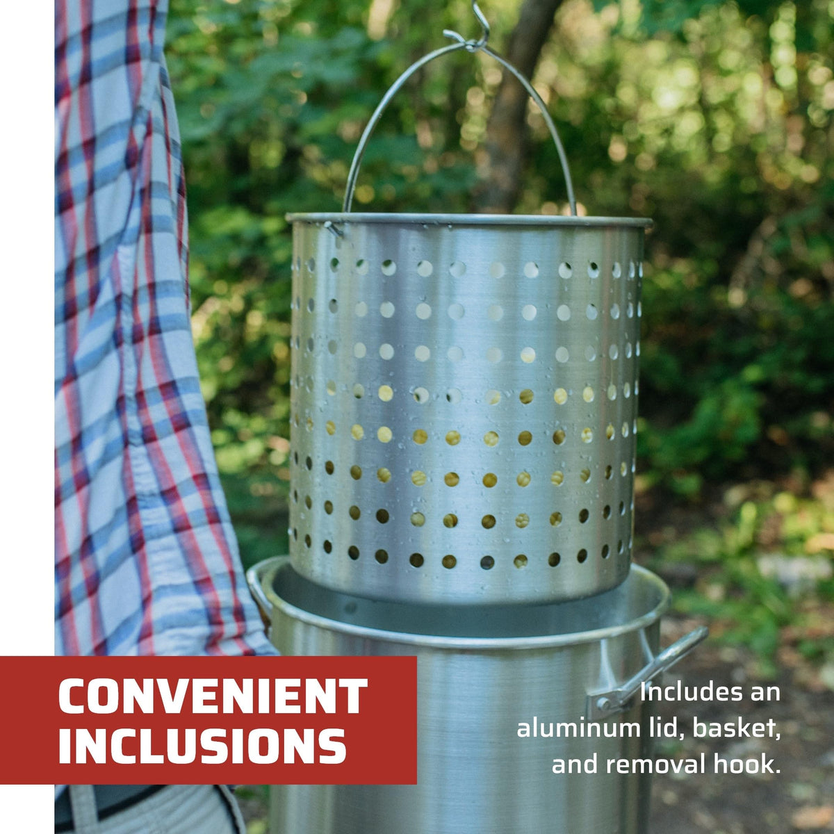 32-Quart Aluminum Pot M6695