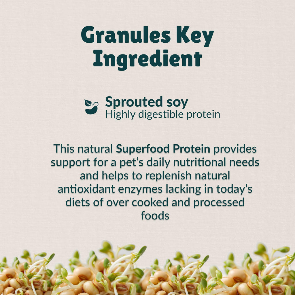 Sprouted Granules Super-Food Topper for Dogs, Cats & Horses, 1 lb W5650