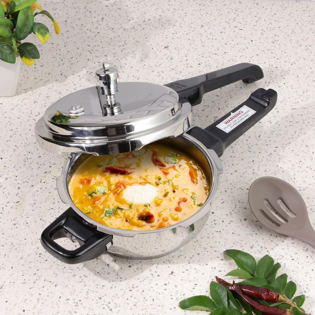 Stainless Steel 3 Litres Pressure Pan with Lid V995