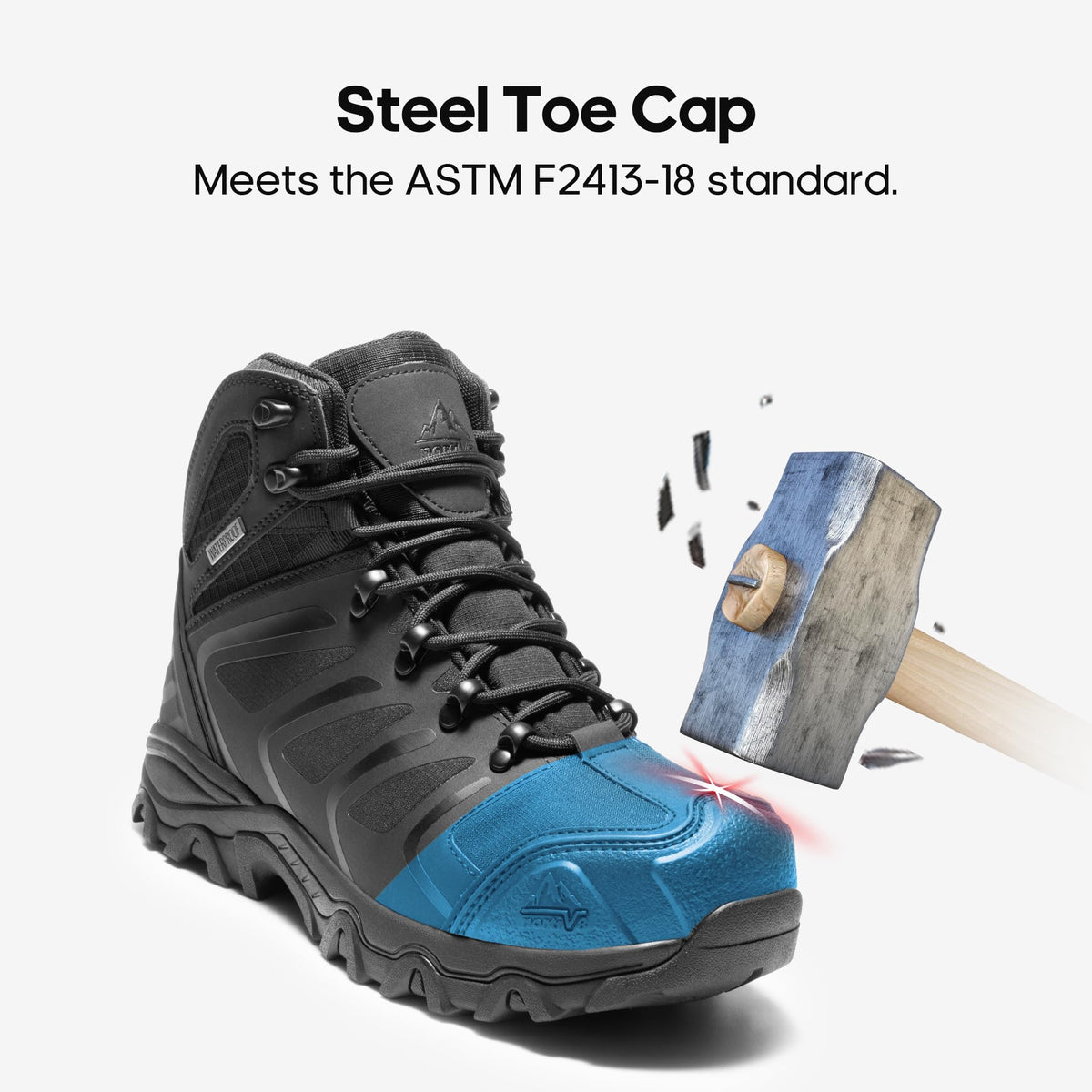 Waterproof Steel Toe Work Boots O4413