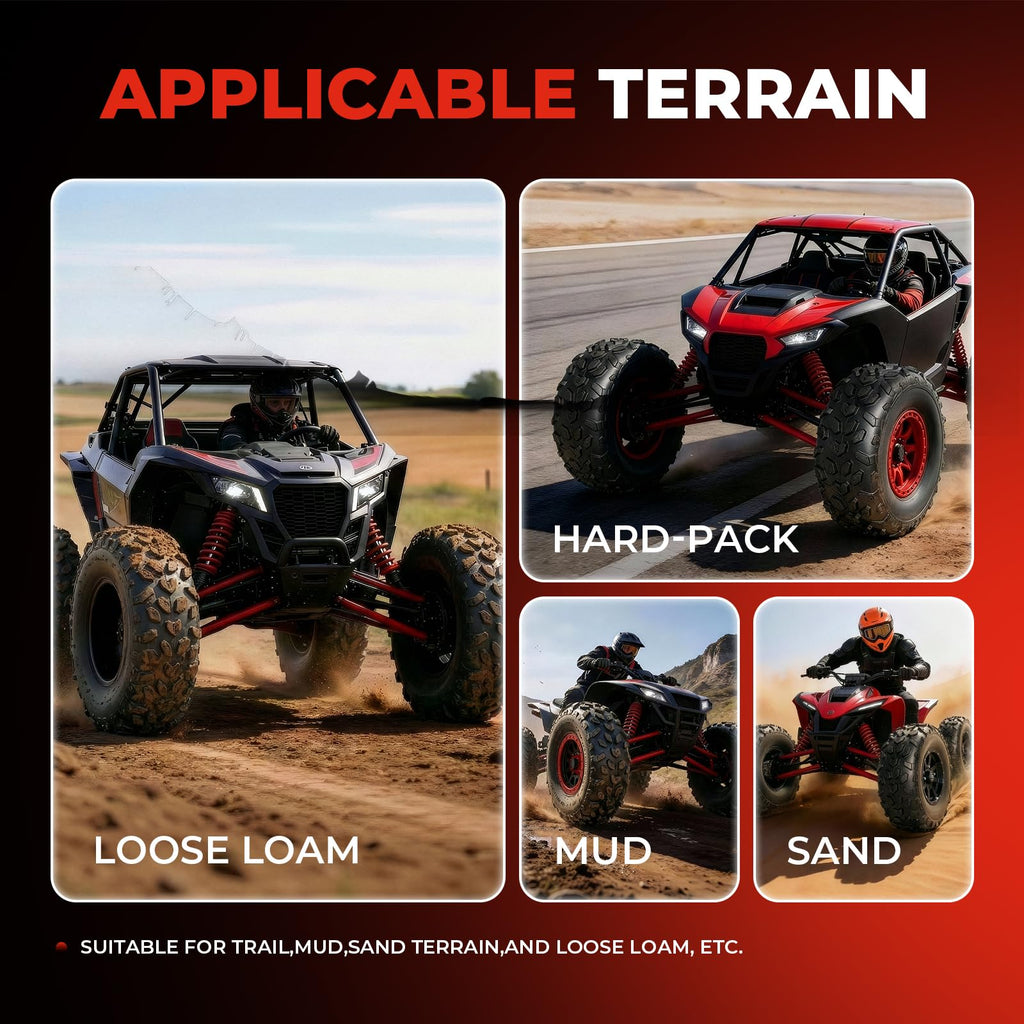 19x7-8 ATV/UTV Tires Set of 2 V1630