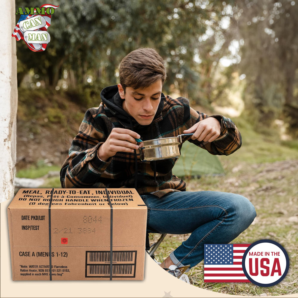 US Military MRE Case Menus 1-12 F4293