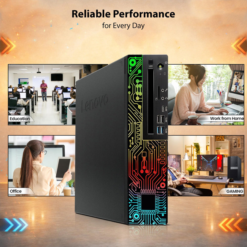 RGB Desktop PC Intel Core i5-8500 16GB DDR4 RAM 256GB SSD 500GB HDD GeForce GT 1030 C5059