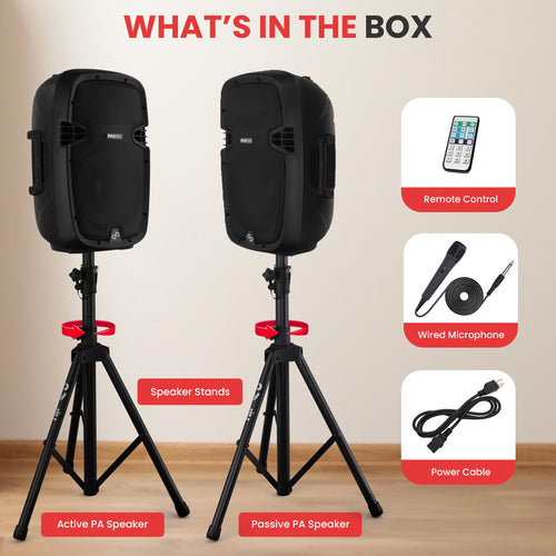 1000W Wireless Portable PA Speaker System W881205