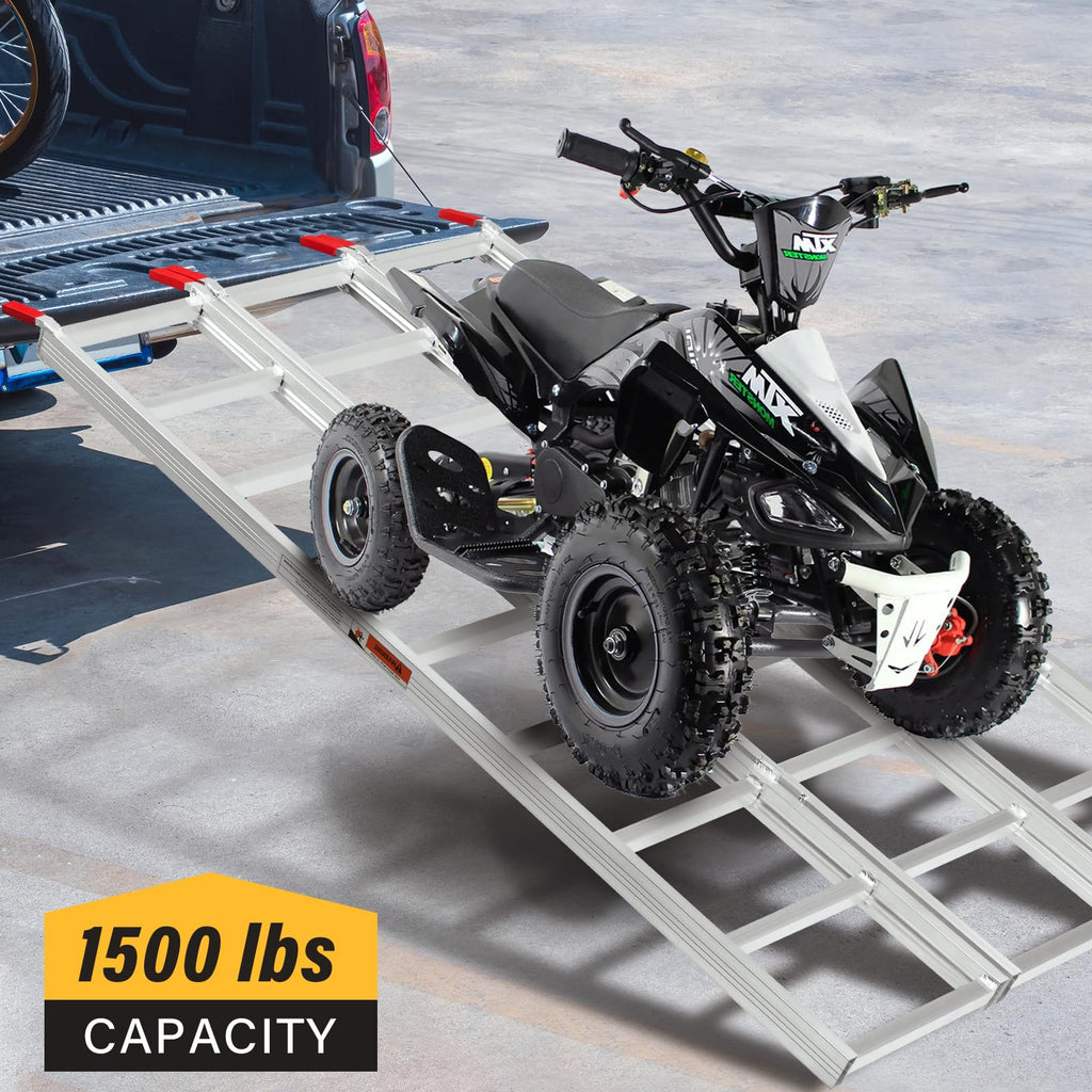 69" L x 50" W Tri-Fold Aluminum ATV Loading Ramp 1500lb Capacity F127265