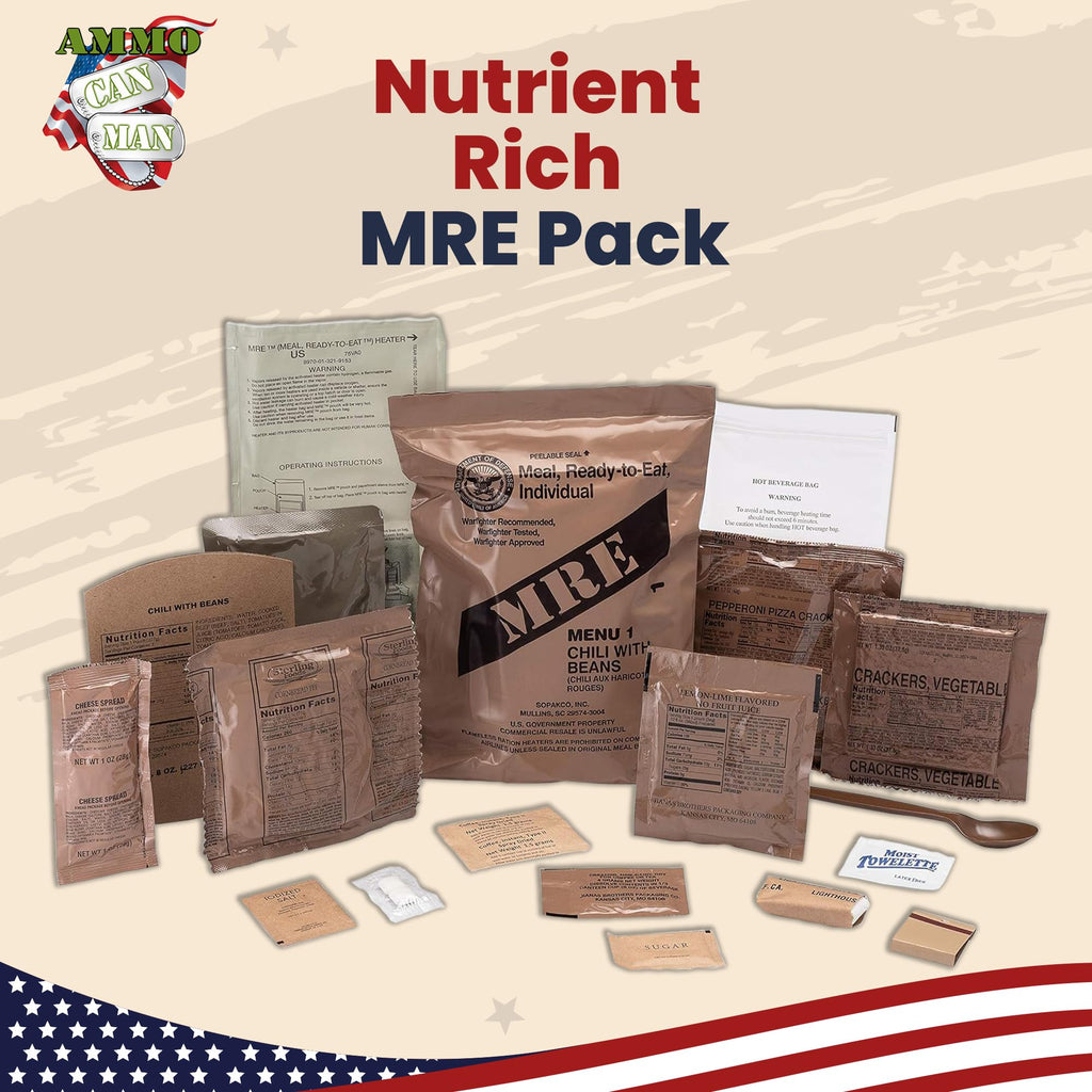 US Military MRE Case Menus 1-12 F4293
