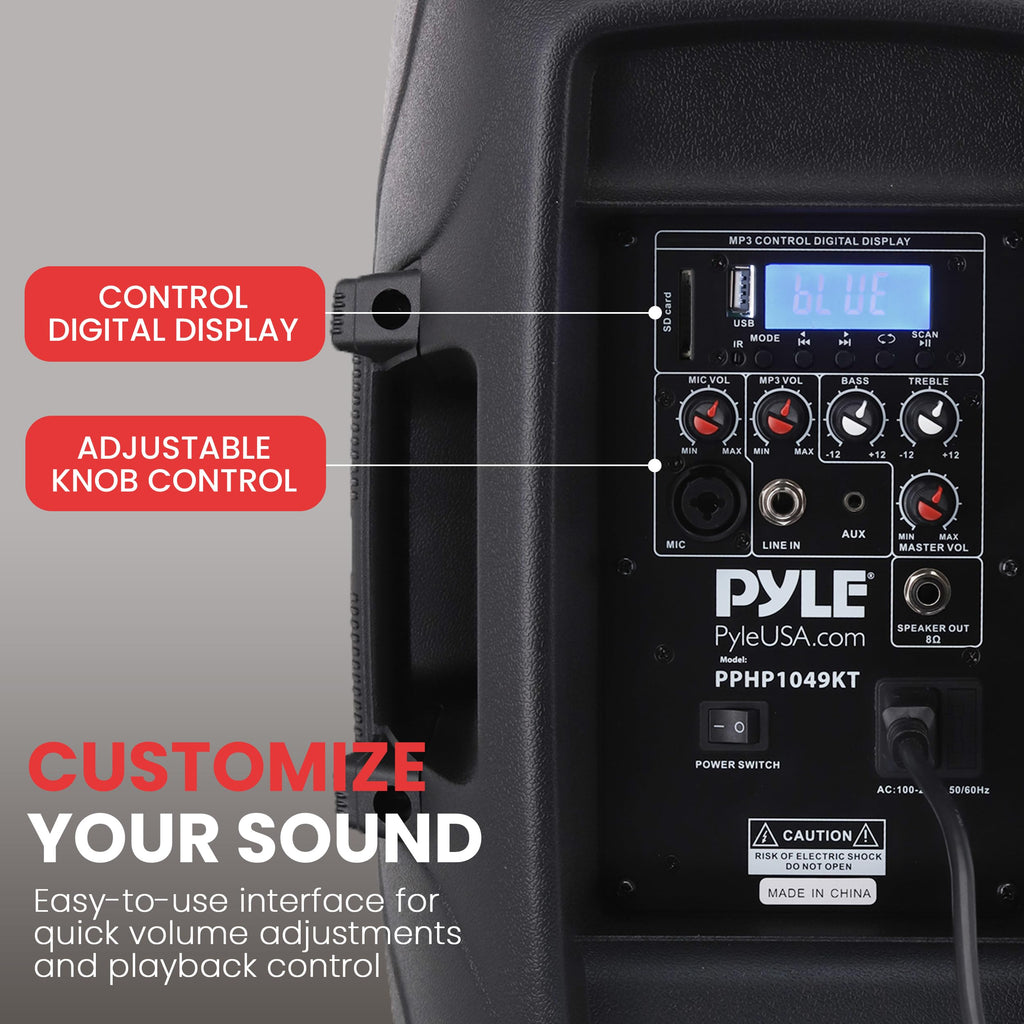 1000W Wireless Portable PA Speaker System W881205