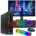 RGB Desktop PC Intel Core i5-8500 16GB DDR4 RAM 256GB SSD 500GB HDD GeForce GT 1030 C5059