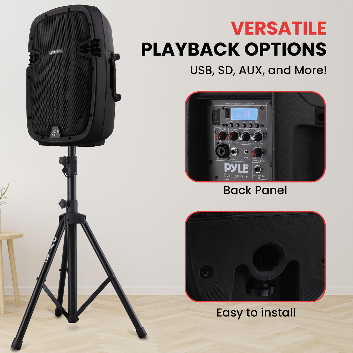 1000W Wireless Portable PA Speaker System W881205