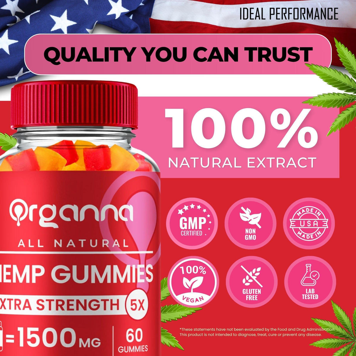 All Natural Full Spectrum Gummies 3 Pack D46559