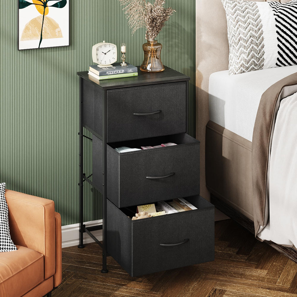 Charcoal Black 3 7 9 Drawer Dresser Set E577351