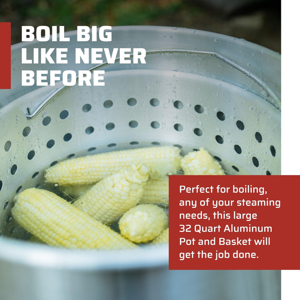 32-Quart Aluminum Pot M6695
